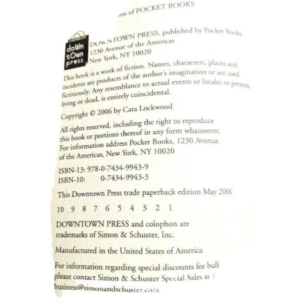 I Did (But I Wouldnt Now) Paperback By Cara Lockwood - Picture 4 of 6